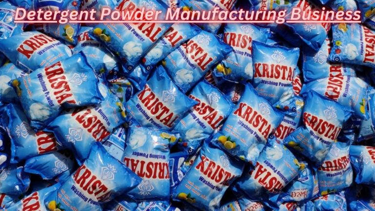 Detergent powder manufacturing business